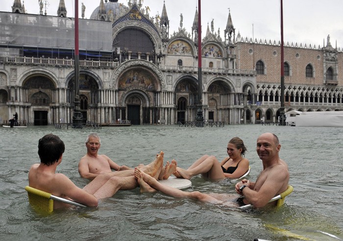 Venice flooding: St. Mark's Square