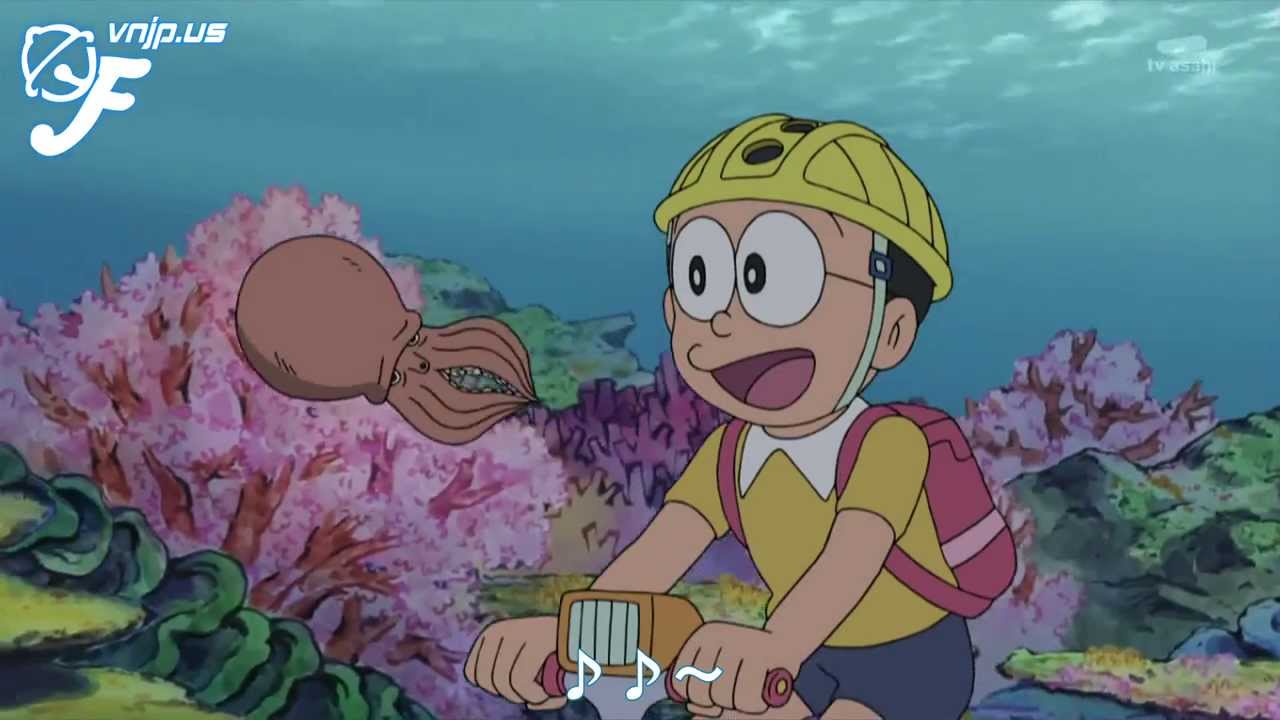 Tập 339 - Đạp xe dưới biển & Video gây bất ngờ của Nobita 
