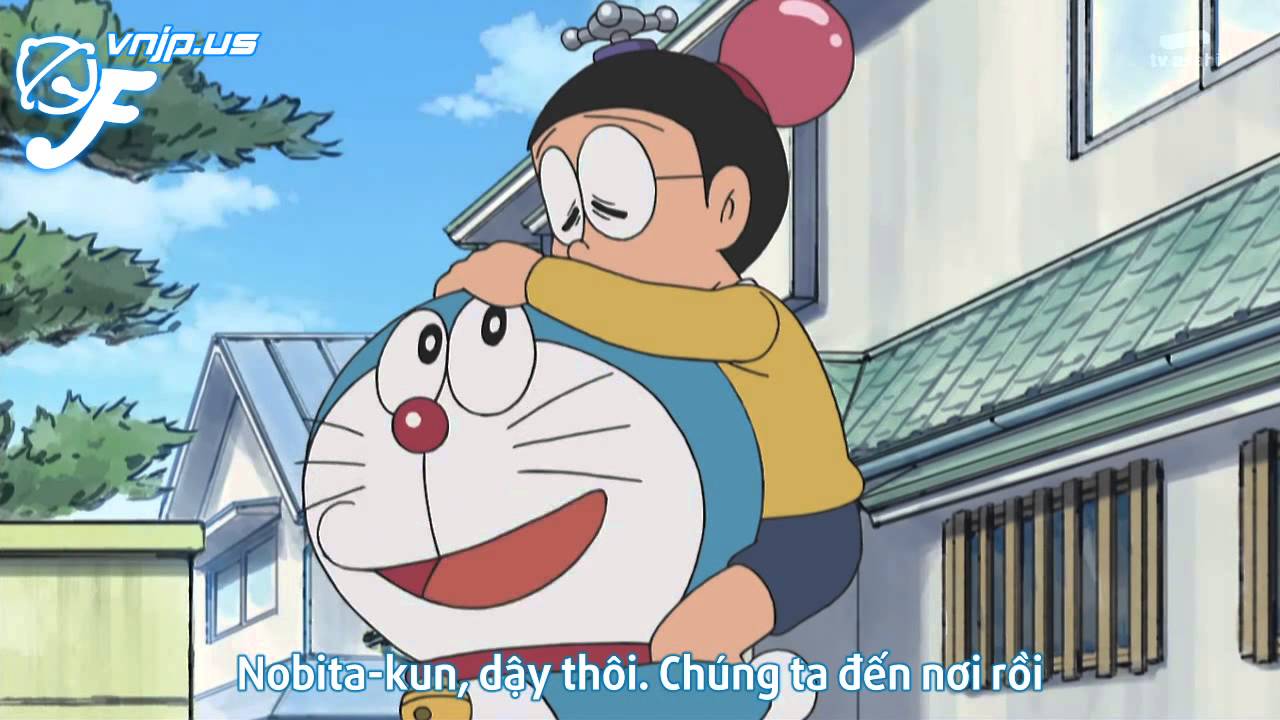 Tập 343 - Sử dụng năng lượng của Nobita như thế nào & Bay lên trời bằng bong bóng mũi 